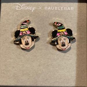 Disney Baublebar halloween Earrings minnie mouse witch